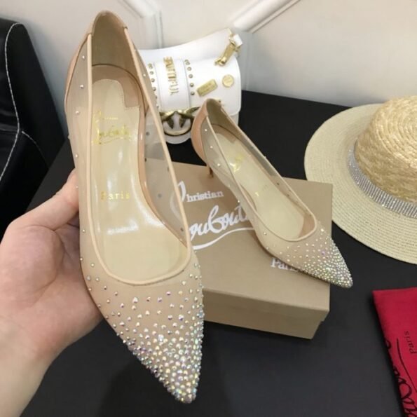 Louboutin Folies Strass High Heels: Sparkle & Shine