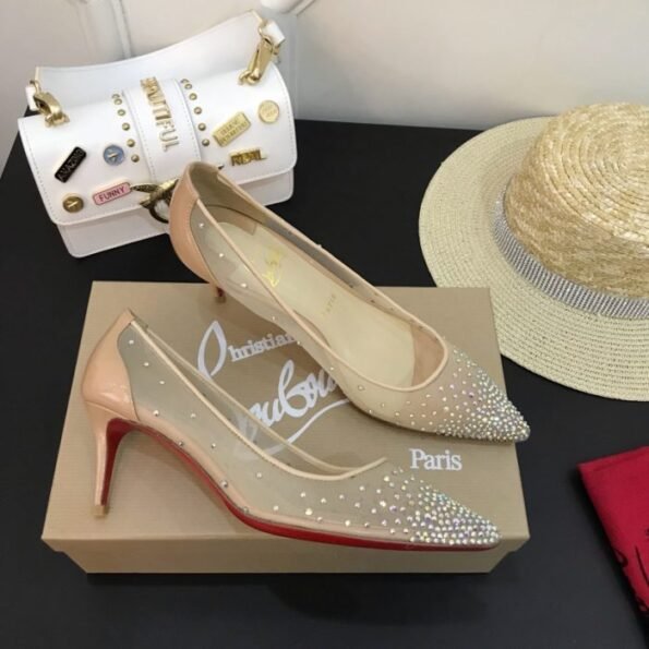 Louboutin Folies Strass High Heels: Sparkle & Shine