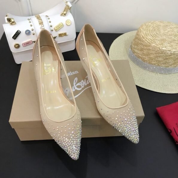 Louboutin Folies Strass High Heels: Sparkle & Shine