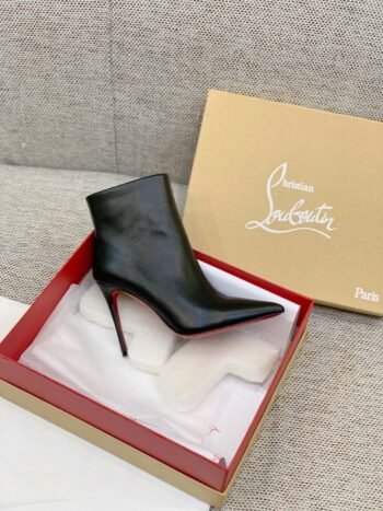 Louboutin So Kate Ankle Boots - Red Sole Elegance