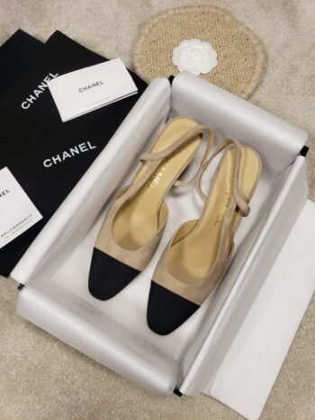 Pre-Loved Chanel Slingbacks (Size 39) - Chic & Elegant