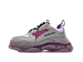 Balenciaga Triple S Clear Sole White Purple