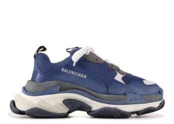 Balenciage Triple S Darker Blue