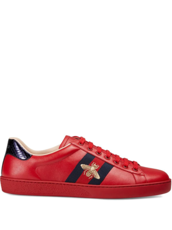 Gucci Ace Embroidered Bee (Red)