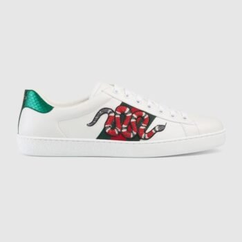 Gucci Ace Embroidered Snake