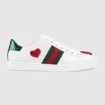 Gucci Ace Inlaid Hearts