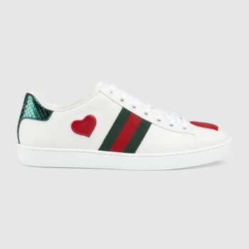 Gucci Ace Inlaid Hearts