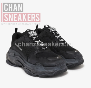 Balenciaga Triple S Clear Sole Black