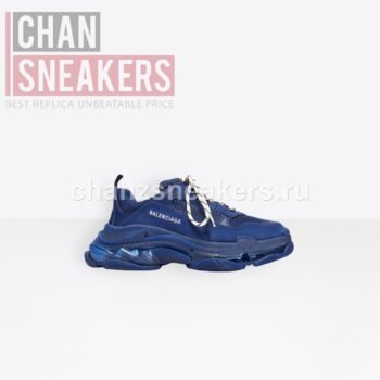 Balenciaga Triple S Clear Sole Navy