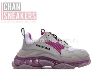 Balenciaga Triple S Clear Sole White Purple