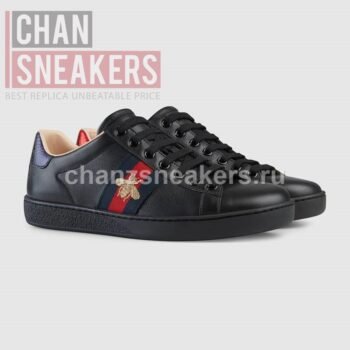 Gucci Ace Embroidered Bee (Black)