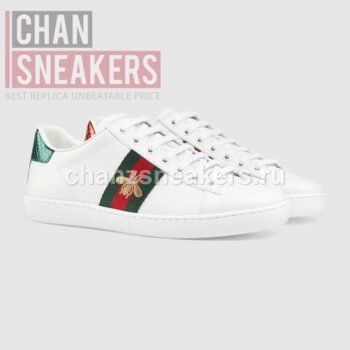 Gucci Ace Embroidered Bee (White)