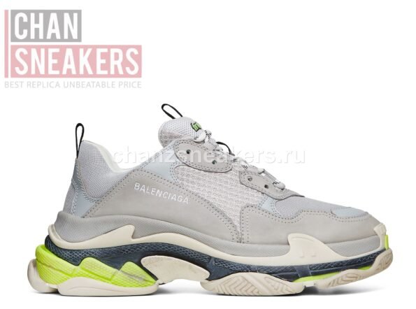 balenciaga triple s grey fluorescent