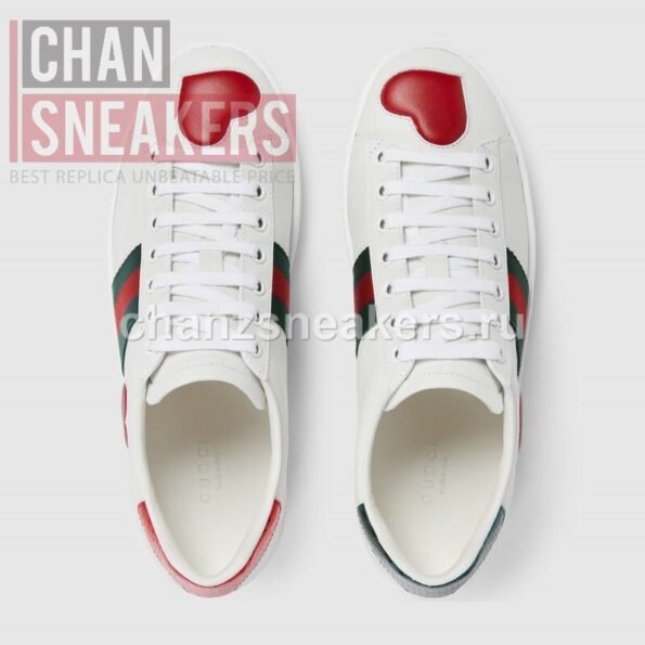 Gucci Ace Inlaid Hearts