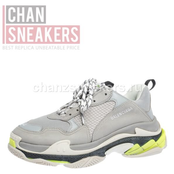 balenciaga triple s grey fluorescent