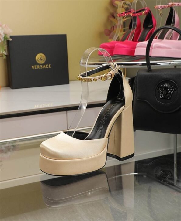 Versace Chunky Heel Stilettos: Elevate Your Style