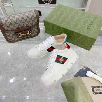 Gucci Ace Embroidered Platform Sneakers: Elevated Style