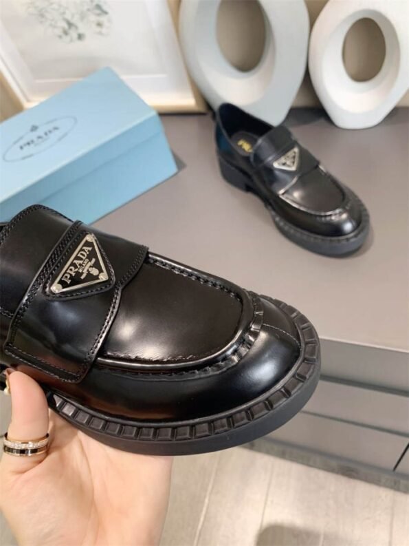 Prada Stirrup Loafer: Distinctive Leather Design